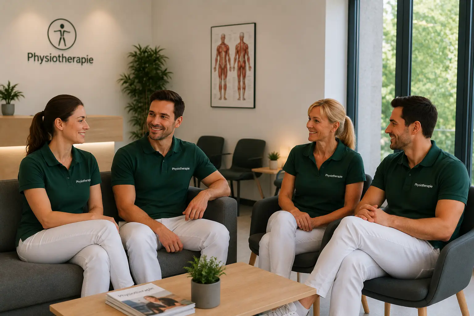 Therapeut im Behandlungsraum