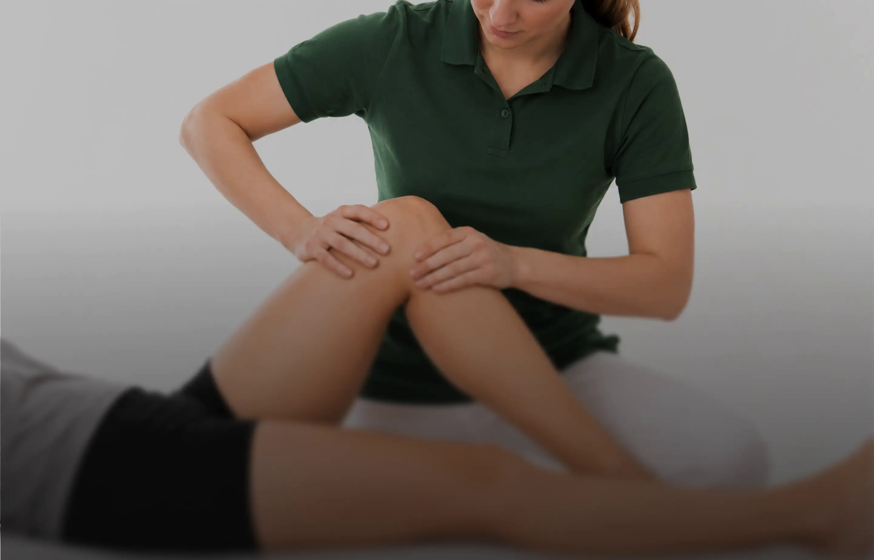 Physiotherapeutische Behandlung des Knies